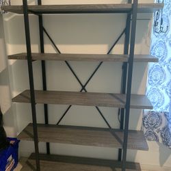 Rustic 5-tier Bookshelf 