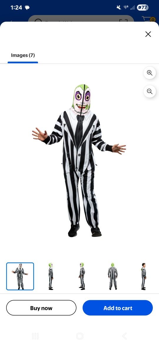 Beetlejuice Onesie Costume