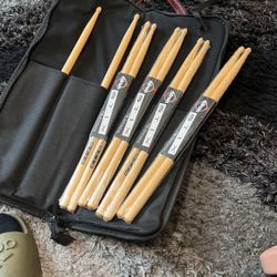 Drum Sticks With Bag