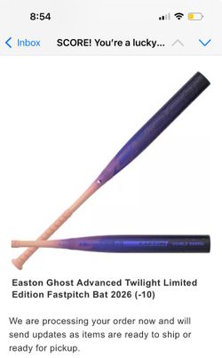 Twilight Ghost Bat 30-11 Or 30-10