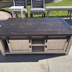 Farmhouse Coffee Table and End Table