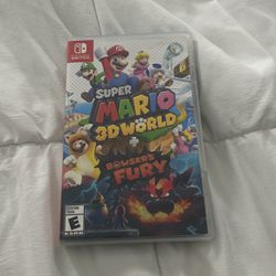 Super mario 3D world + bowsers fury for nintendo switch 