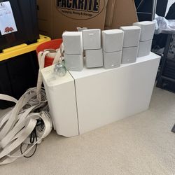 Bose Speaker System And Subwoofer