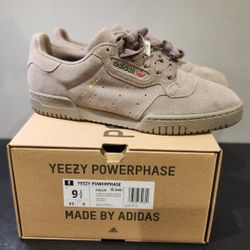 Size 9.5M- Adidas Yeezy PowerPhase Simple Brown