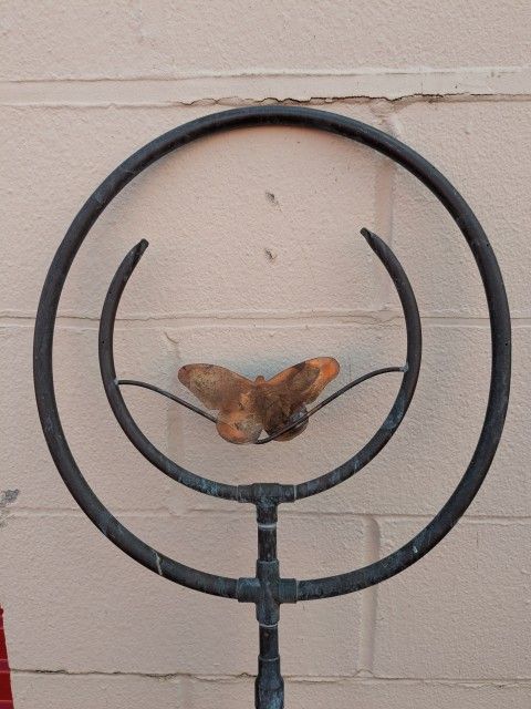 Vintage NIBCO 5FT Brass Garden Sprinkler Butterfly Decoration