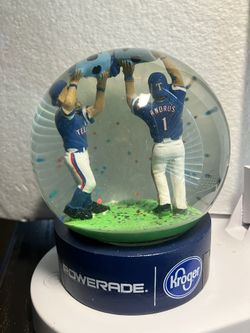 Texas Rangers Snow Globe Elvis Andrus And Rougned Odor