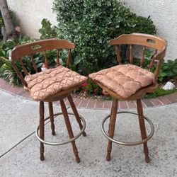 Solid Wood Bar Stools
