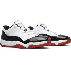 New! Air Jordan 11 Retro Low "Concord-Bred" (Style Code: AV2187-160)