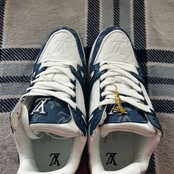 Louie Vuitton Blue Trainers