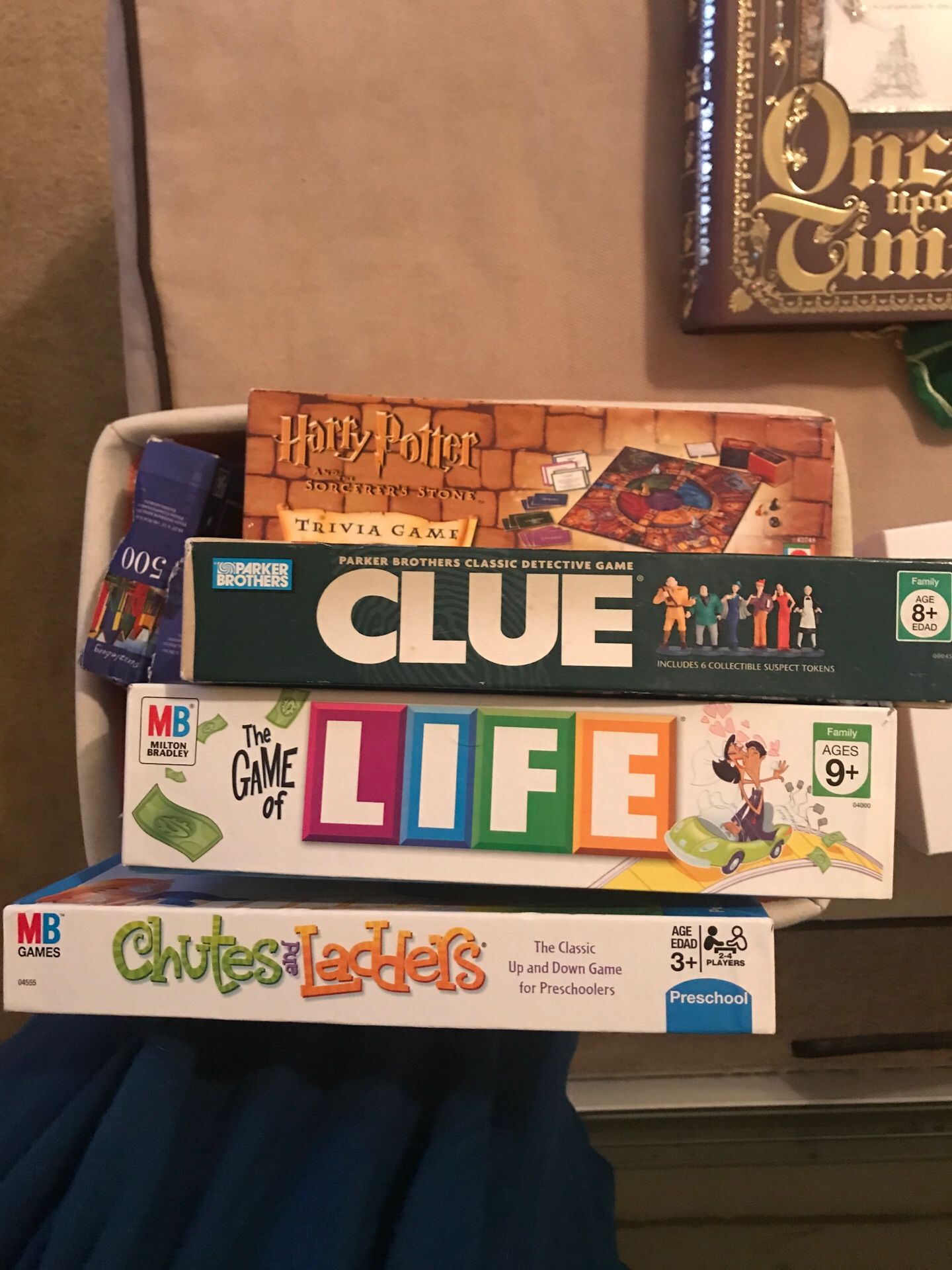Bin of Board Games