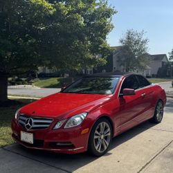 Mercedes E350 Convertible 