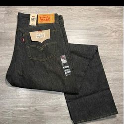 501 Button Fly Black Jeans    40 X30