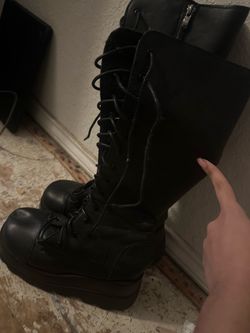 Black Platform Boots