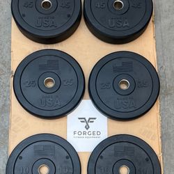 160 lb Crumb Bumper Plate Set – Made in USA