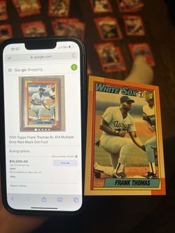 Sports Card Frank Thomas