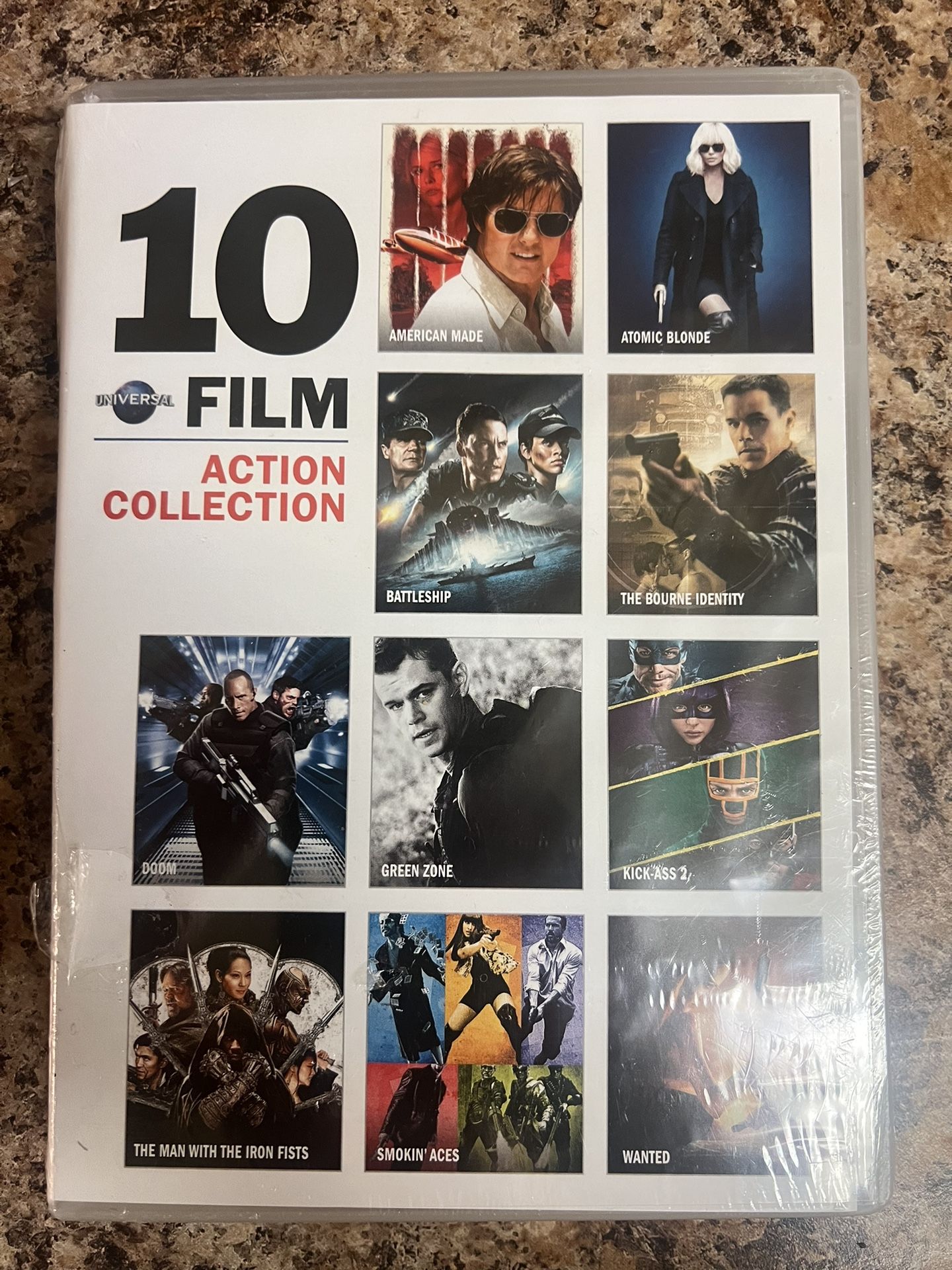 10 Film Action DVDs