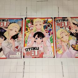 OTAKU ELF MANGA VOLUMES 1, 2, &3 