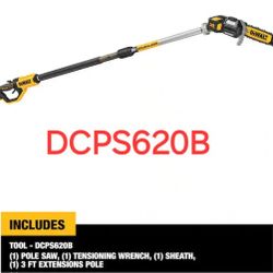 DEWALT
20V MAX 8in. Brushless Cordless Battery Powered Pole Saw (Tool Only