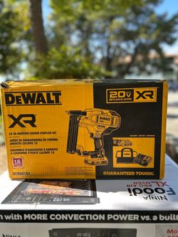 Dewalt Crown Stapler 18GA, Dewalt Tools, Dewalt Battery, Dewalt Charger, Dewalt Stapler, Dewalt Staple gun, Crown Stapler, Crown Staple Gun, Staple Gu