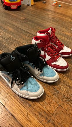 Jordan 1 mid and dunk high size 9