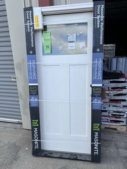 Masonite MProtect 36in x 80in Left Hand Prehung Door