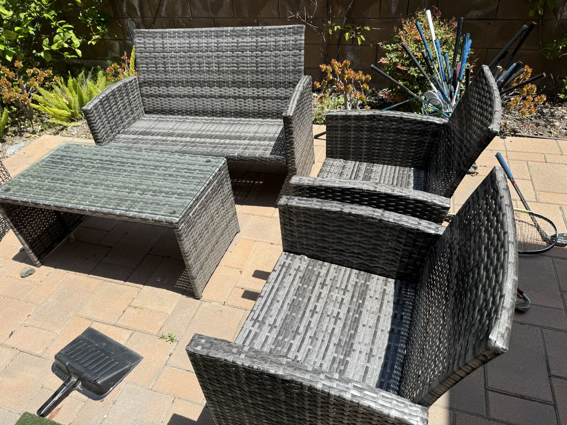 Outdoor Wicker Furniture Set