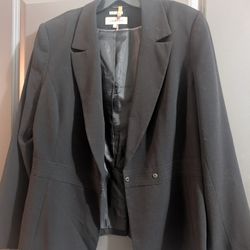 Women's Calvin Klein Black Jacket Sz 16