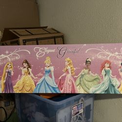 Disney Princess Canvas/ Cuadro De Princesa Disney