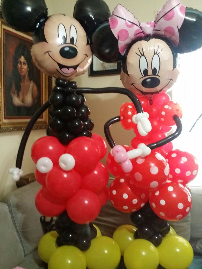 Mickey & minnie balloons