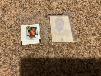 1966 & 1969 Topps Tony Oliva baseball card inserts (rub off & stamp) Minnesota Twins legend HOF