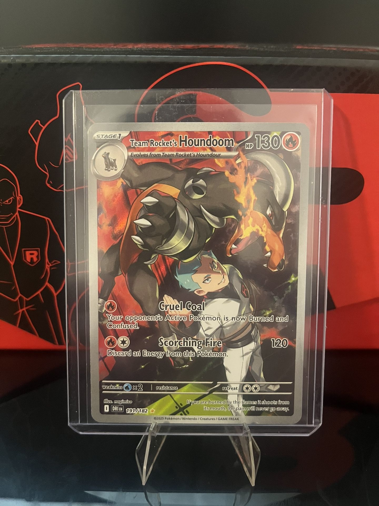 Team Rocket’s Houndoom IR 191/182 Destined Rivals - Near Mint Pokémon