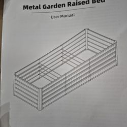 Metal Garden Raised Bed