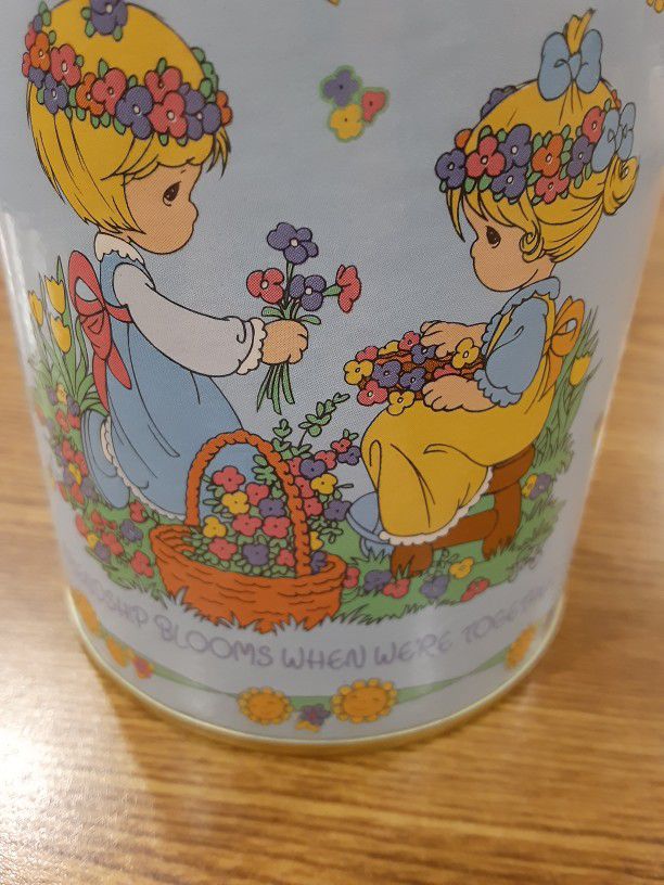 Collectible Precious Moments Seed Growing Tin