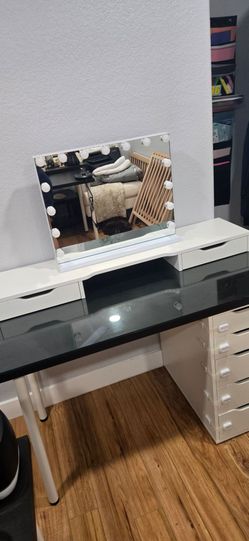 White Ikea Makeup Vanity