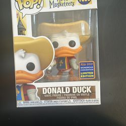 Funko Pop 1036 DONALD DUCK Disney 2021  LE Wondrous Convention Three Musketeers 