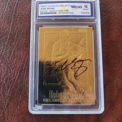 Kobe Bryant  1996-97  23KT Gold  Rookie Purple Sign 