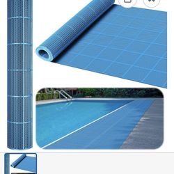Tondiamo Drainage Pool Flooring Mats Swimming Pool Non Slip Mat PVC Splash Matting Mesh Hollow Doormat Roll for Outdoor Indoor Patio Restaurant Garage
