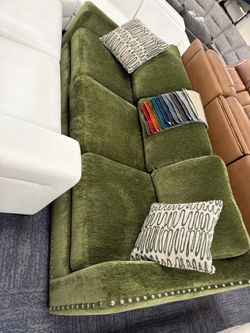 Pretty Green - Fun Colored Sofas - Customizeable - SAME DAY DELIVERY