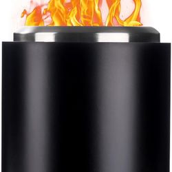 20" Stainless Steel Fire Pits, Large Smokeless Firepit with Removable Ash Pan, Portable Outdoor  