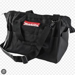Makita 14" 18V Black Heavy Duty Compact Contractor Tool Tote Carrying Bag Case