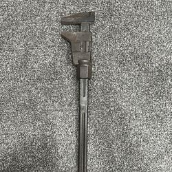 Vintage Bemis & Call Pipe Wrench- Springfield Mass USA 