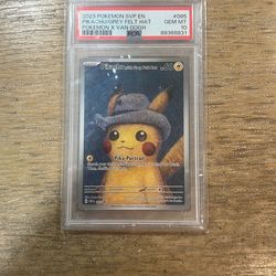 PSA 10 PIKACHU WITH GREY FELT HAT 2023 POKEMON SVP EN-SV BLACK STAR PROMO #085