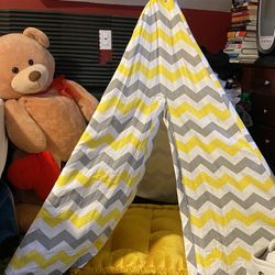 Cloth And Wood Tepee 