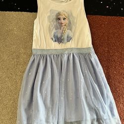 Girl Elsa Dress 5-6 