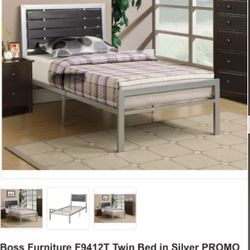 New Metal Twin Bed Sale… With Mattress