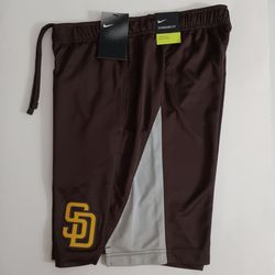 Size Small San Diego Padres Nike Men's Franchise Performance Shorts Standard Fit