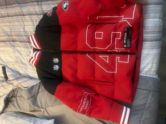 Unisex Scarlet San Francisco 49ers Team Puffer Jacket