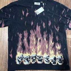 Authentic Supreme MM6 Skull Head Tee