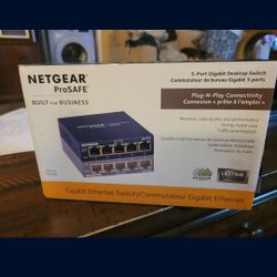Netgear ProSafe 5 Port Network Switch