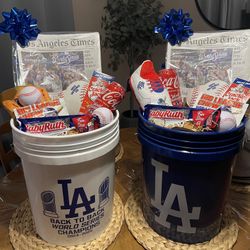 🎁 LA Dodgers World Series Gift Basket 